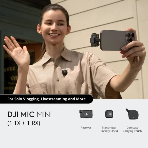 DJI Mic Mini (1TX + 1RX) - Imagen 7