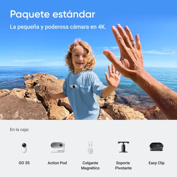 Insta360 GO 3S de 64 GB (Standard Edition) [Blanco Ártico] - Imagen 2
