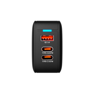 Klip Xtreme-Cargador de pared 67W (PD 3.0 y QC 3.0)