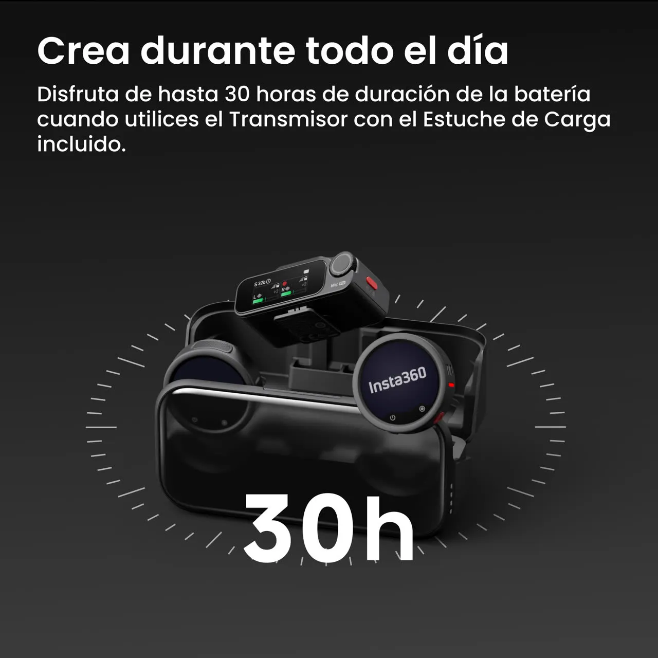 Insta360 Mic Pro (2 TX + 1 RX) - Imagen 8